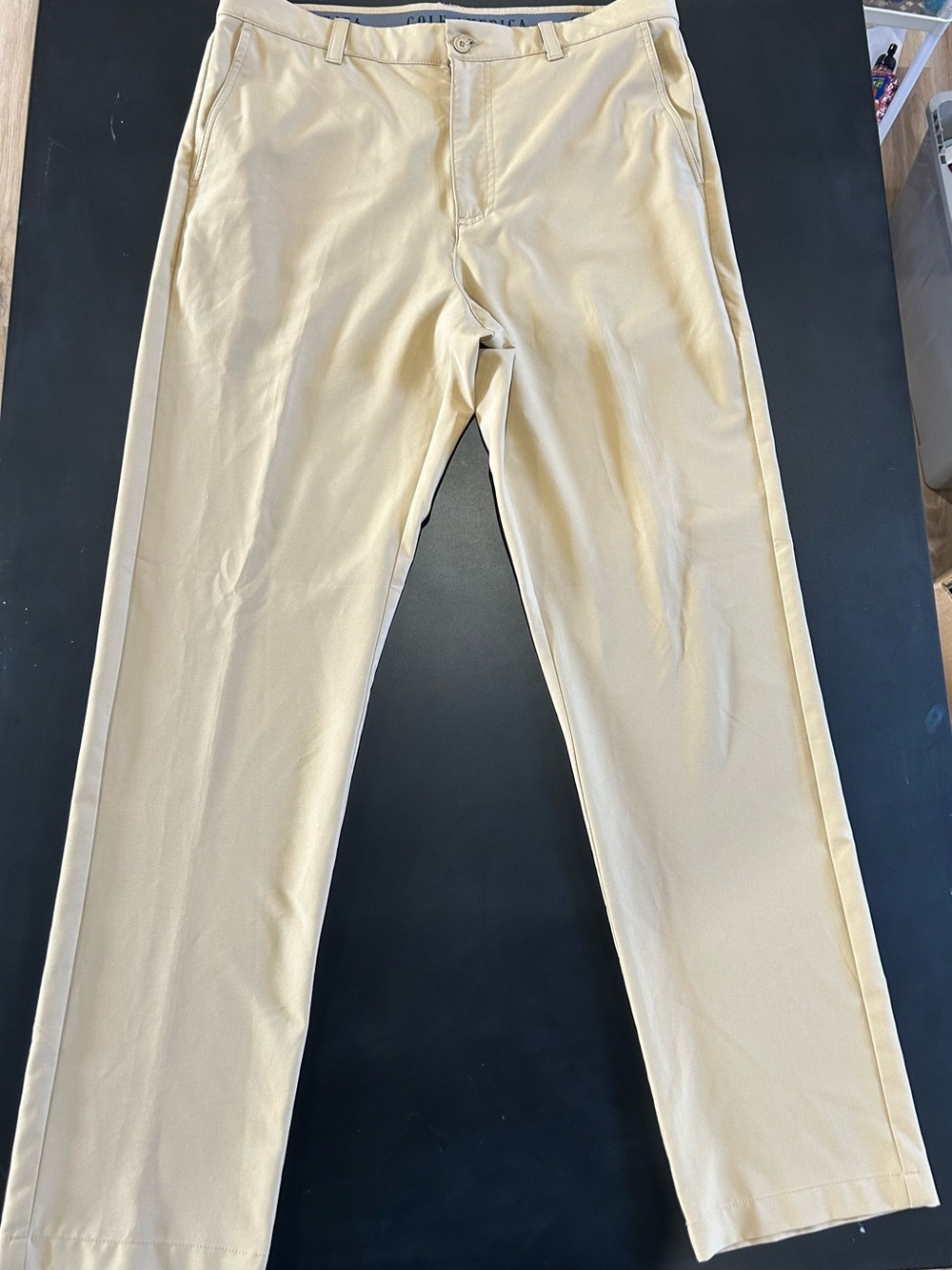Men's Tan Golf America Pants
